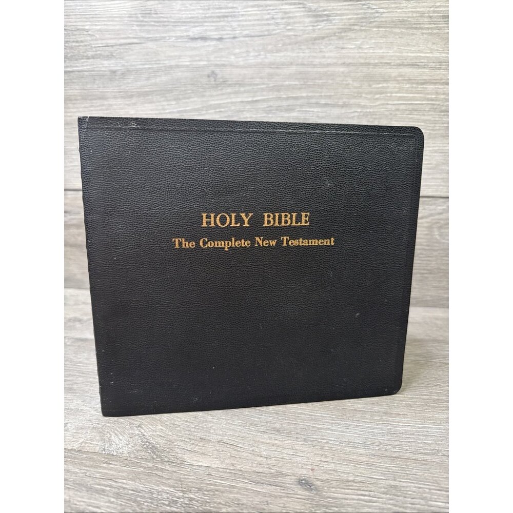 1953 Holy Bible KJV Complete New Testament 26 Vinyl Records Set Audio LP Rare